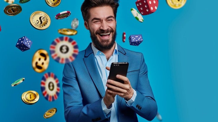 Pengguna melakukan login aman melalui ponsel dengan antarmuka responsif di nikitatogel
