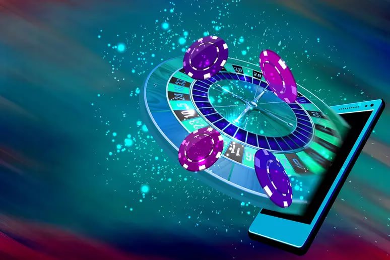 Petugas kasino melayani pemain di meja roulette dengan suasana ramah dan profesional